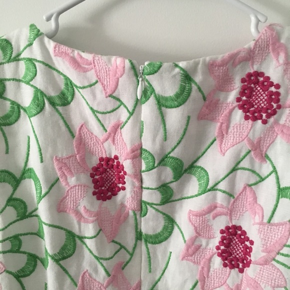 πHPπ TALBOTS Embroidered Floral Sheath π (EUC) - Picture 9 of 16